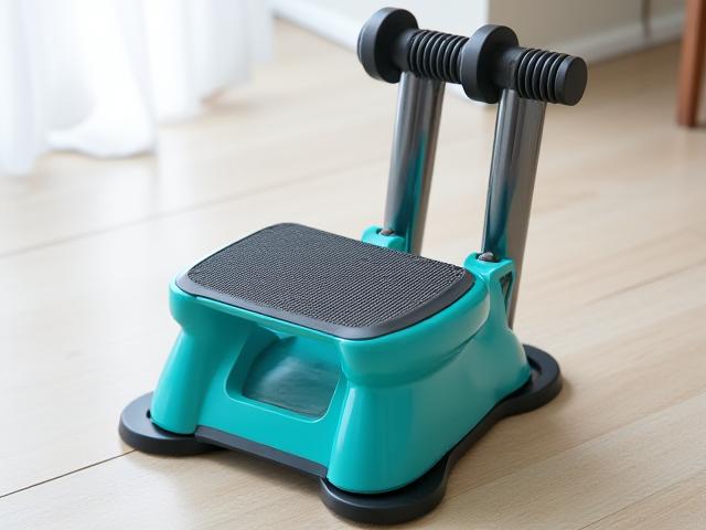 Mini stepper with tall adjustable handle